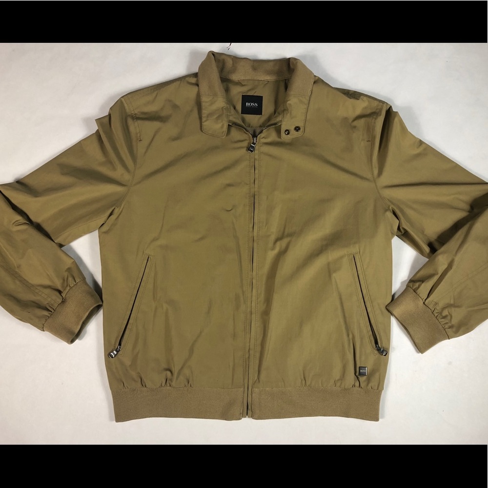 Mens Hugo Boss Windbreaker Bomber Fall Jacket L